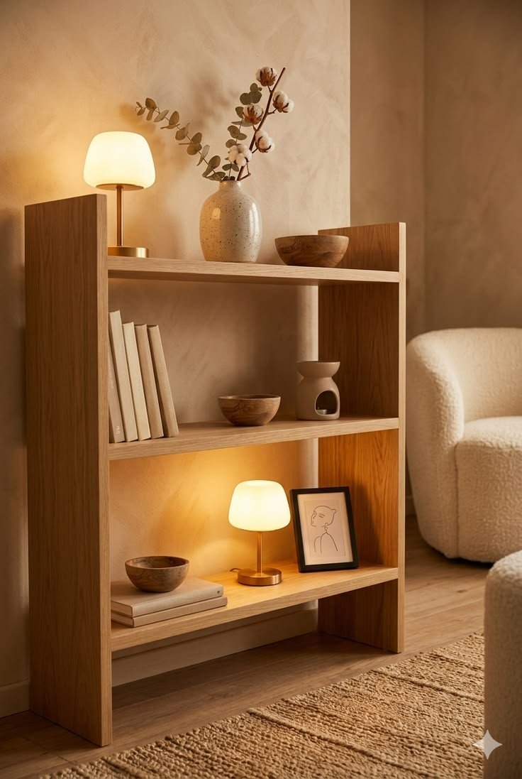 خدماتنا japandi shelf